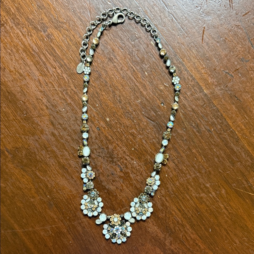 Sorrelli Gold and Silver Floral Necklace